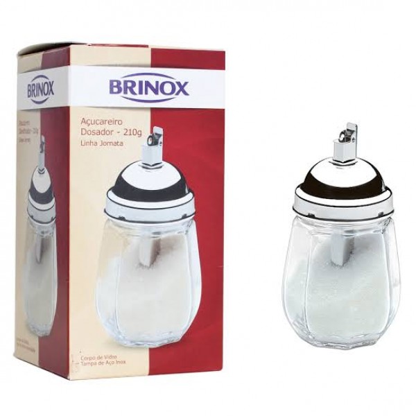 AÇUCAREIRO DOSADOR 210G BRINOX