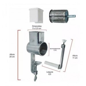 RALADOR DE QUEIJO E COCO B01 MANUAL BOTINI