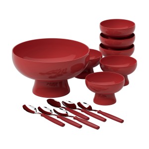 KIT CAKE 13 PÇS VERMELHO COZA