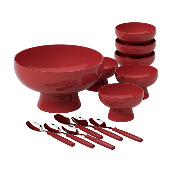 KIT CAKE 13 PÇS VERMELHO COZA