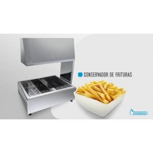 CONSERVADOR DE FRITURA 2 LAMPADA METALMAQ