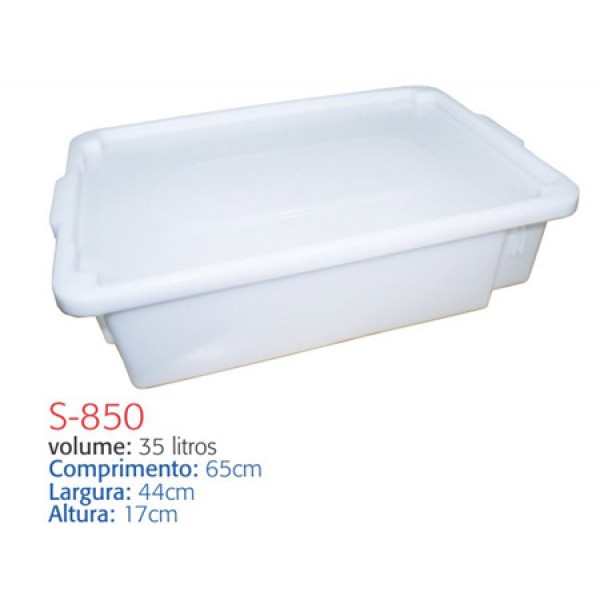 RECIPIENTE PLASTICO S850 TAMPA 35L SUPERCRON